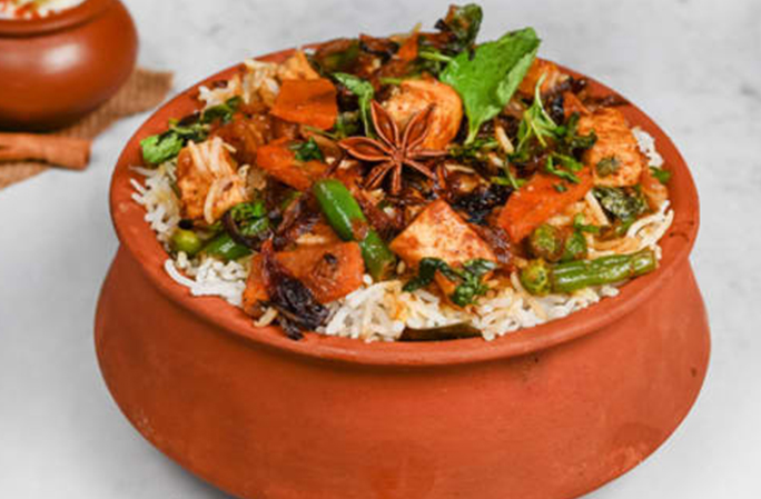 Ghee Panner Clay Pot Biryani